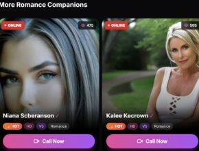 AIAllure romance companions video call